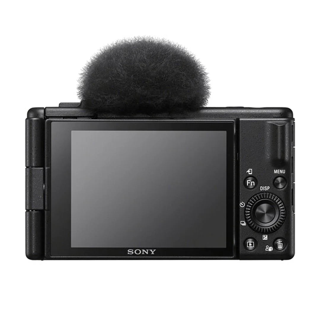 Sony ZV-1F Vlogging Camera (Black) with SanDisk 32GB Memory Card + Tripod + ZeeTech Accessory Bundle