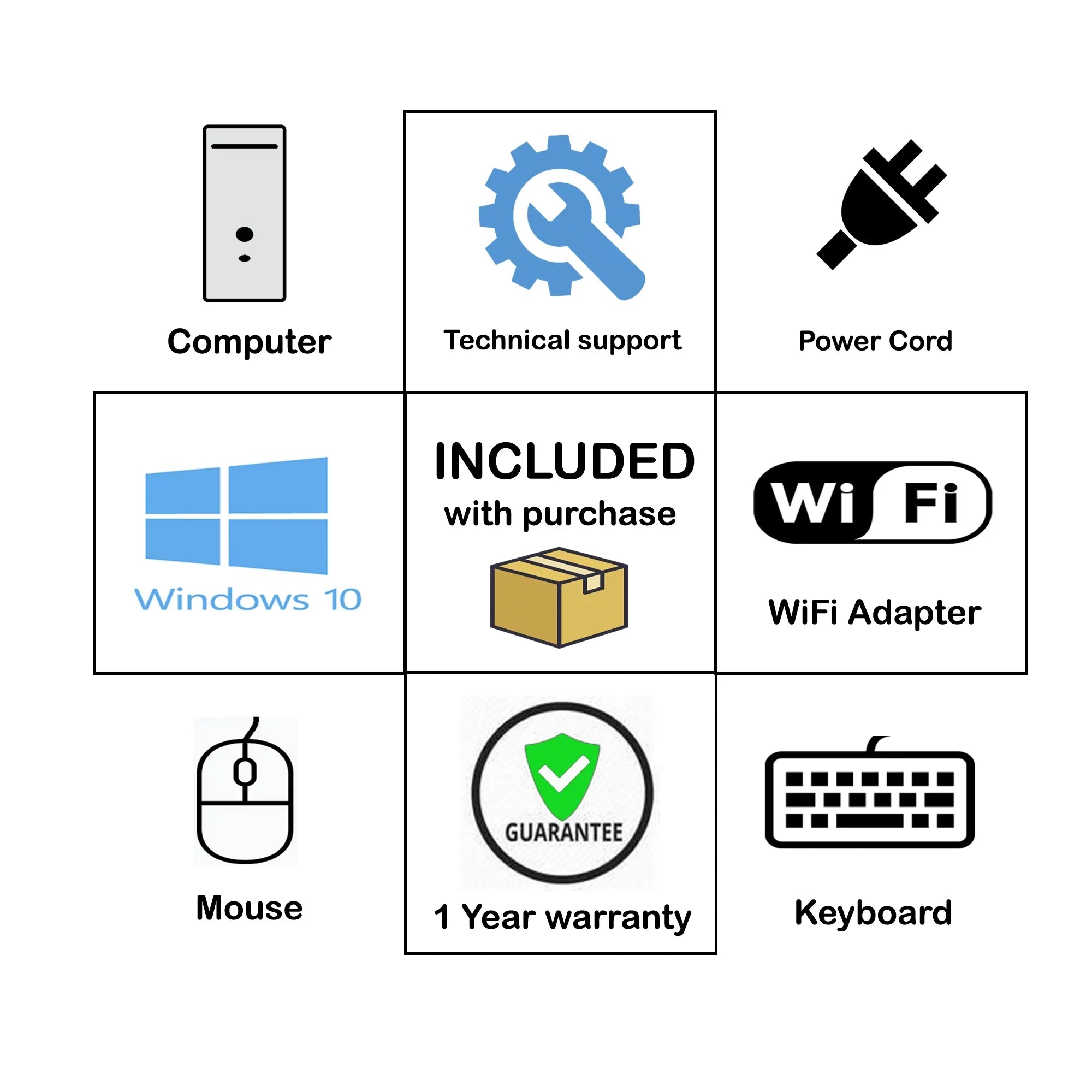HP EliteOne 800 G1 All In One Computer, 23" HD Display, I5-4590s 3.7 GHz max CPU, 16GB DDR3 RAM, 512GB SSD, DVD, USB 3.0, WiFi, Displayport, Windows 10 Home