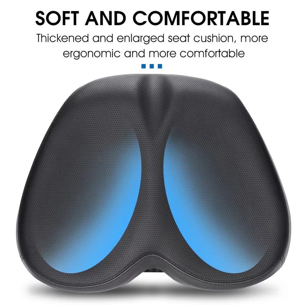 Aibecy Road Bike Cushion Widen Thicken Replacement Saddle Ergonomic Design Comfortable Shockproof for Long Distance Riding