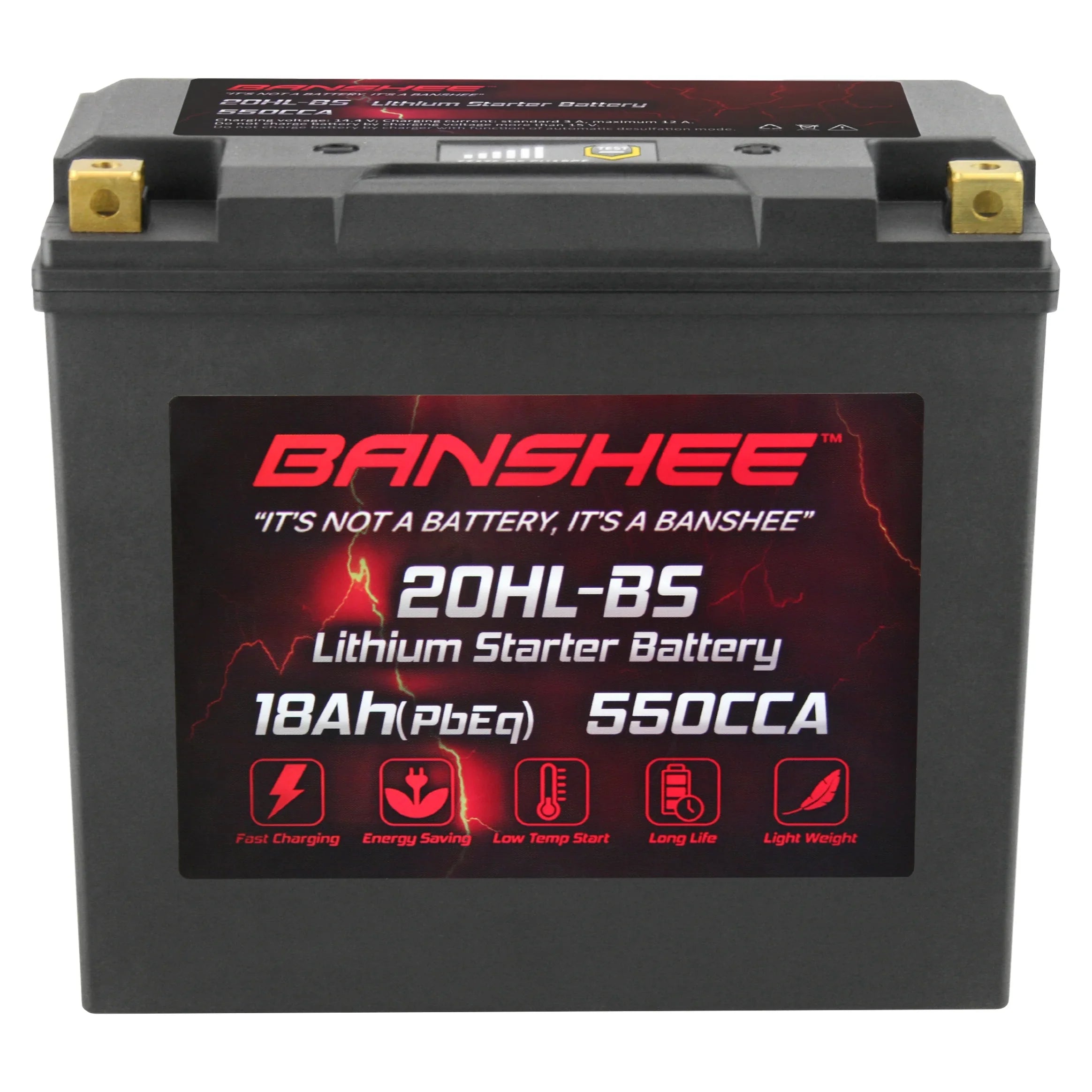 Banshee YTX20L-BS LiFePO4 Motorsports Battery Fitting with Yamaha XL700A WaveVenture XL700 2002 to 2004