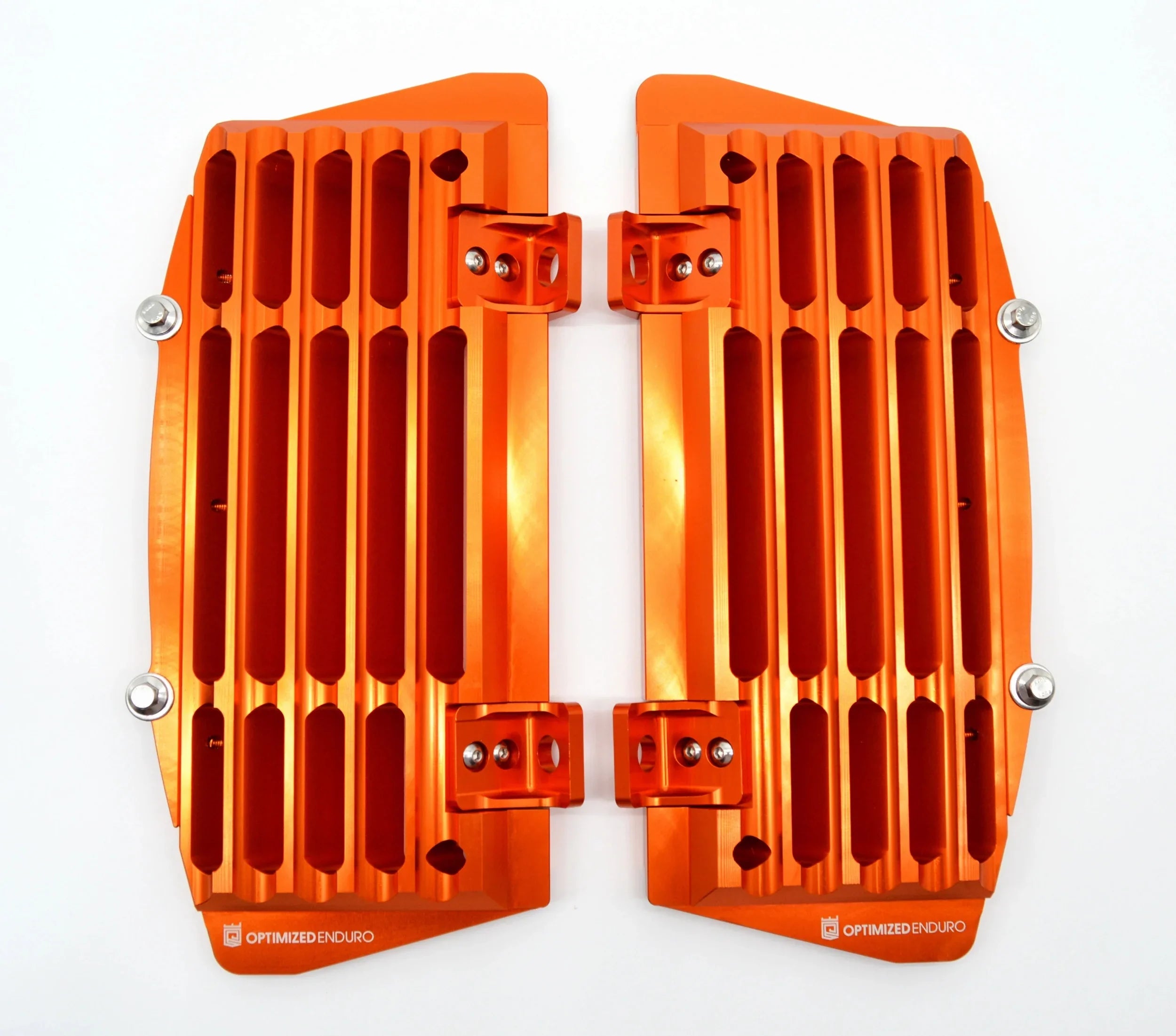 Optimized Enduro Radiator Guards for KTM 2016-2023 (Orange)