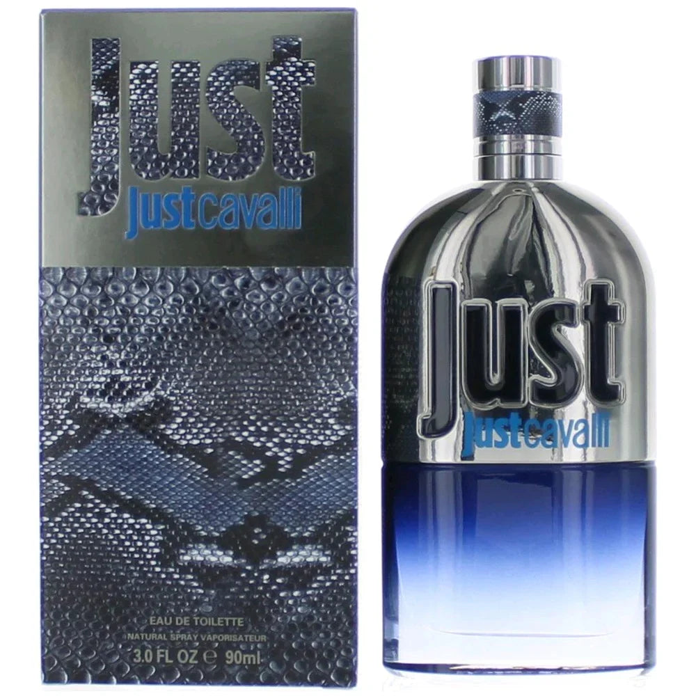 Roberto Cavalli Just Cavalli New Eau De Toilette Spray for Men 3 oz