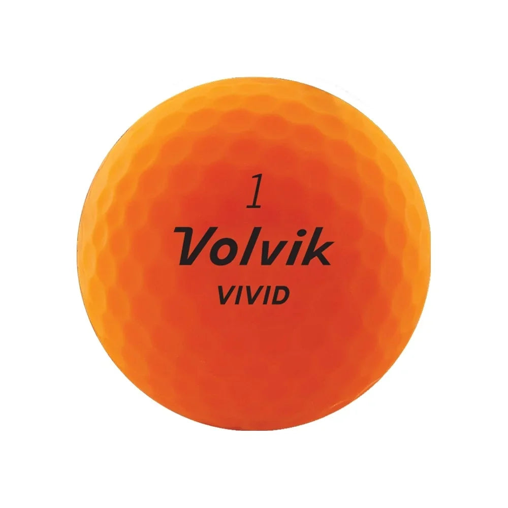 Volvik Vivid Golf Balls (Matte Orange, 12pk) 1dz, 2024 NEW