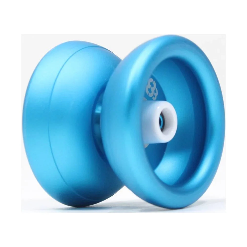 YoYofactory 888 OG Yo-Yo - Hub Stack - Mono-Metal YoYo (Aqua)
