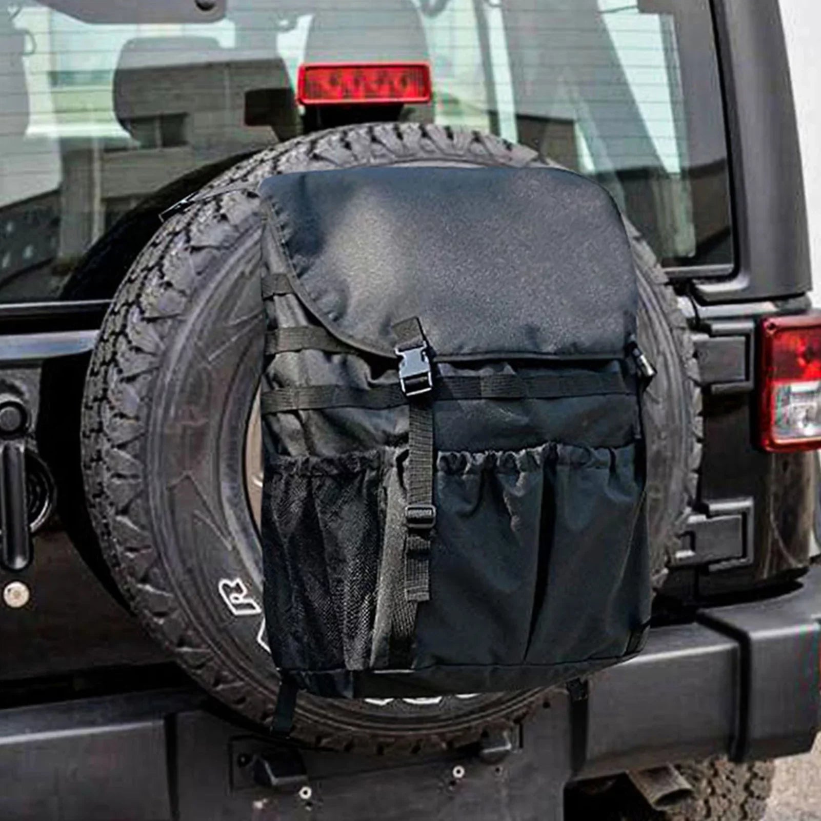 Lixada Cargo Storage Bag Spare Tire Backpack Multi-Pockets Tool Gear Organizer for Car Camping Off-Road Travel