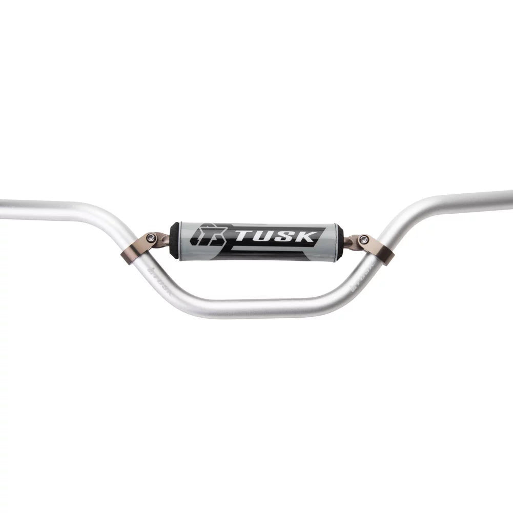 Tusk T-10 Aluminum 7/8" Handlebar CR Mini Bend Silver For LEM LX3 2000