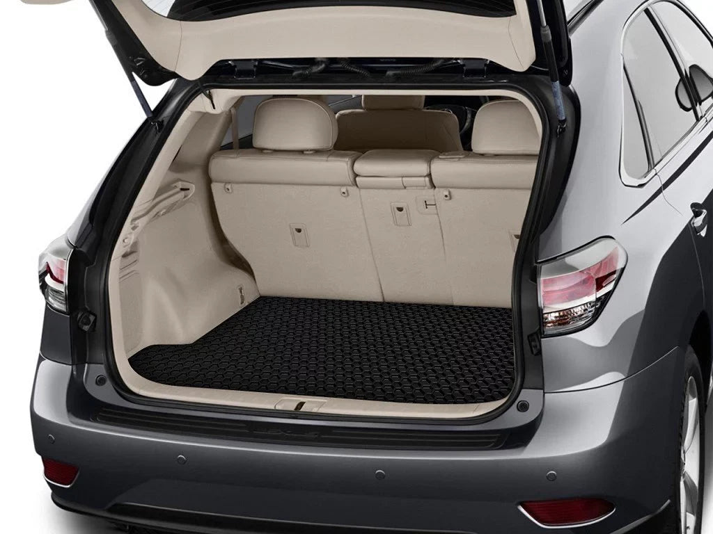ToughPRO - Trunk Mat Matching with TOYOTA Camry - All Climate Heavy Duty (Made in USA) - Black Rubber - 2017