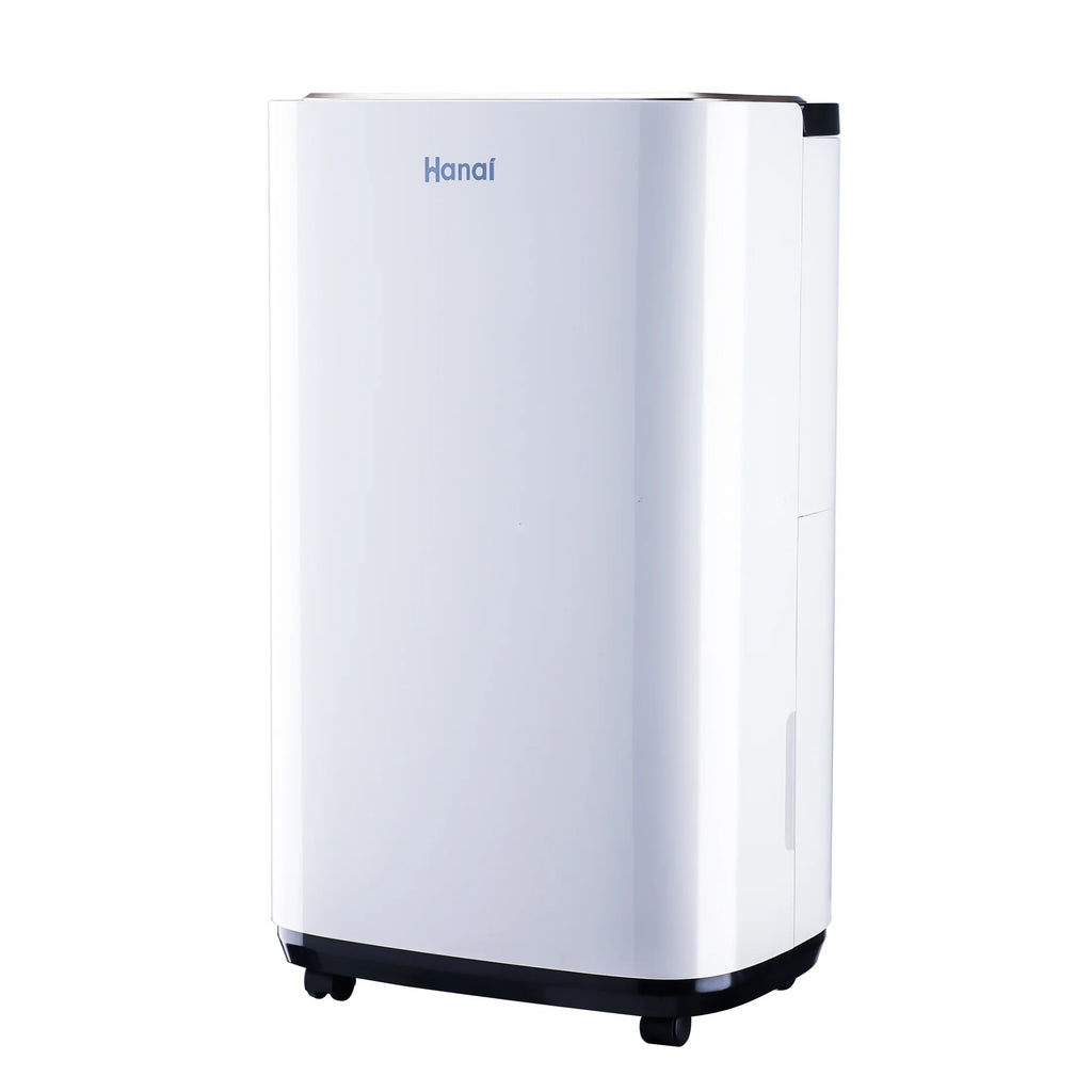 WANAI 22 Pints Dehumidifier,1500 Sq.Ft,Protable Dehumidifier for Basement and Home with Drain Hose,Max Moisture Removal 30 Pints (95 "F, 95% RH),White