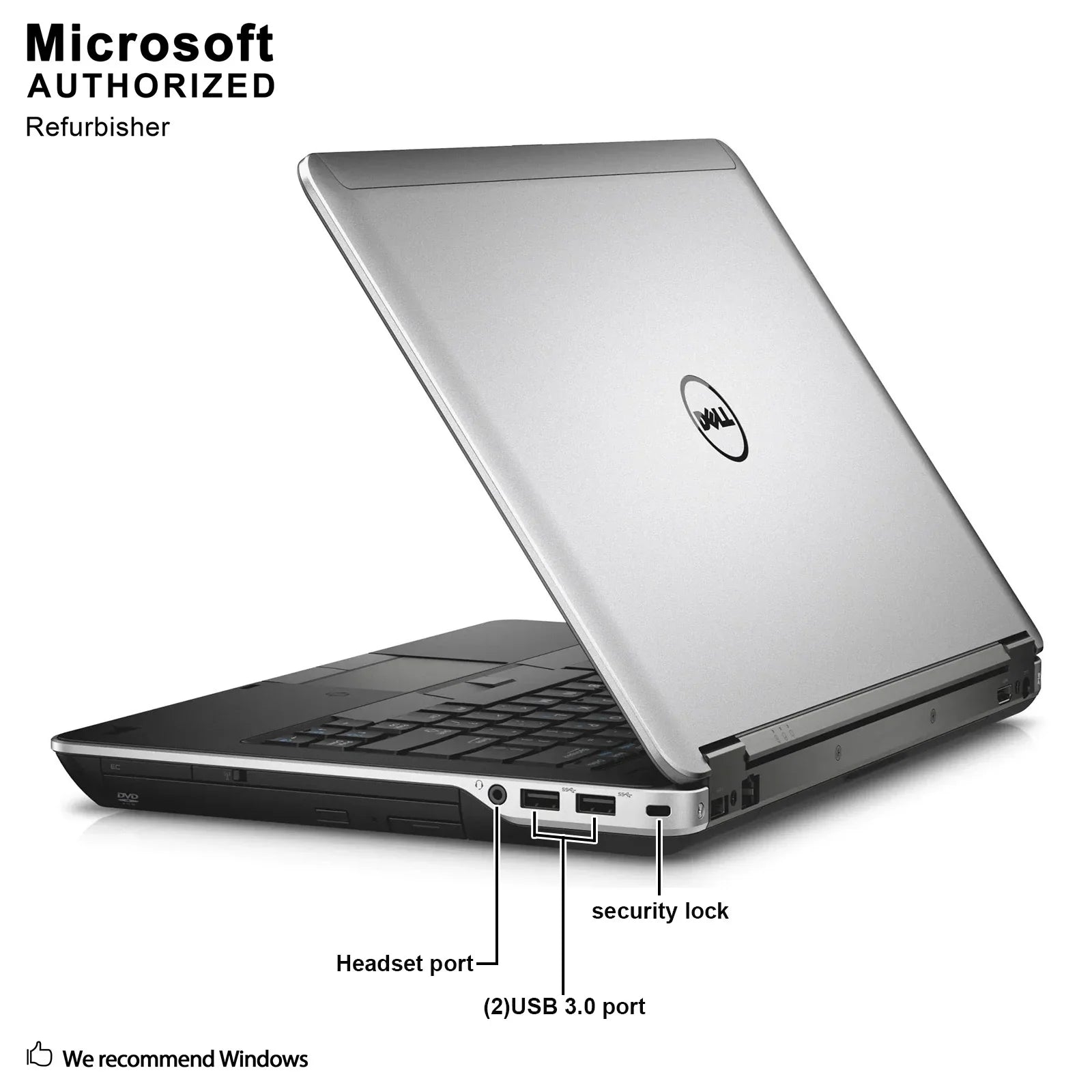 E6440 14 Business Laptop, I3-4000M 2.4GHZ, 16G DDR3L, 512G SSD, DVDVGA, HDMI, Windows 10 Pro 64 Bit-Multi-Language(EN/ES/FR) Used Grade A