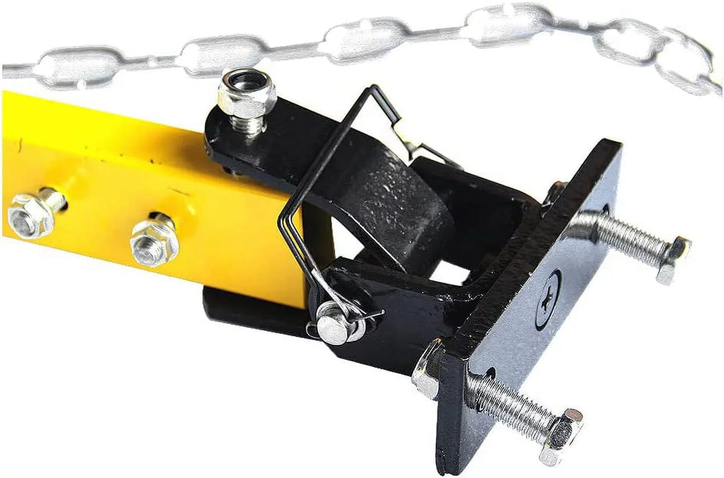 HPDAVV Yellow Adjustable Tow Towing Bar / Adjustable Tow Bar Kit Bumper Mount 5000lb w/Chains RV Car Truck Fitting with Jeep System