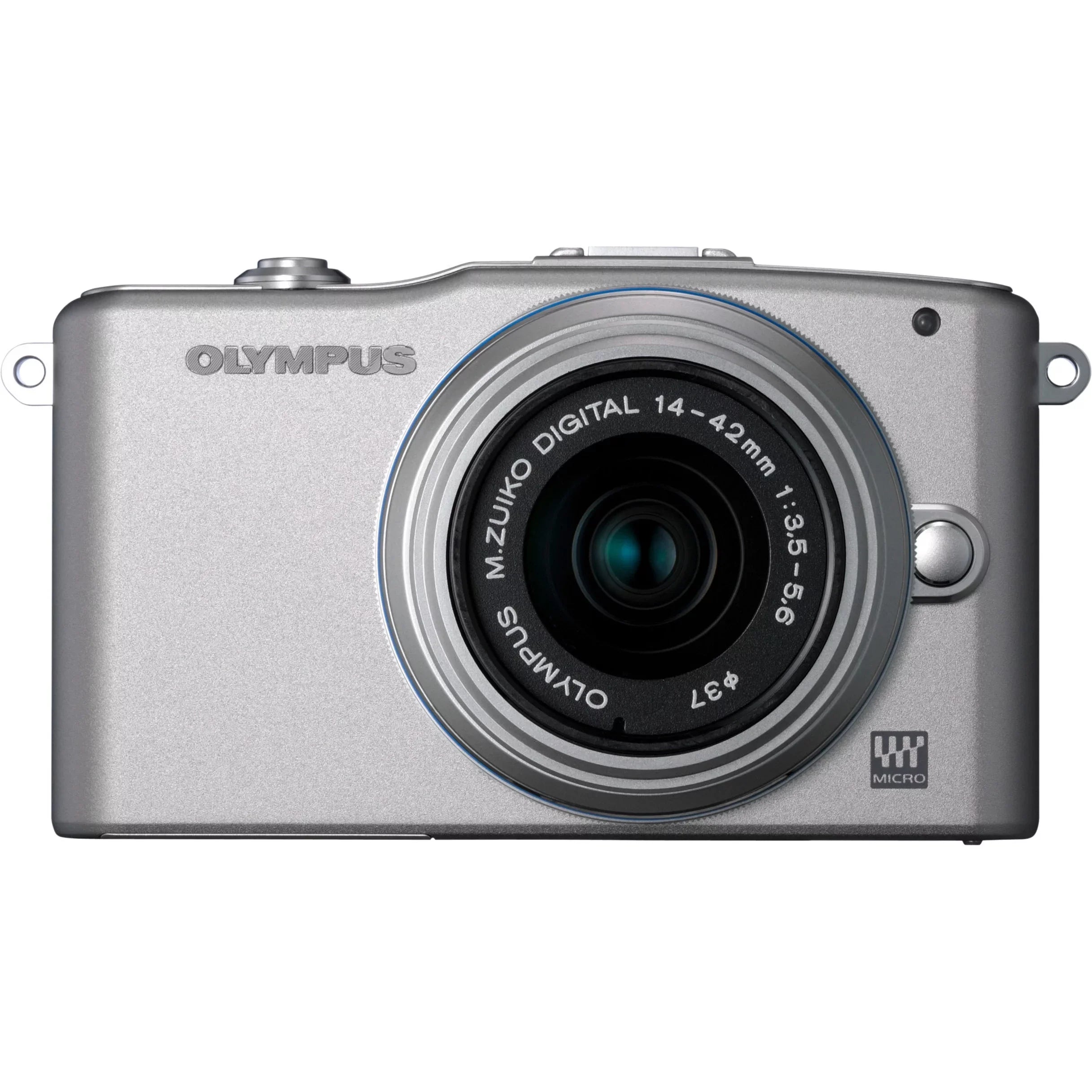 Olympus PEN E-PM1 12.3 Megapixel Mirrorless Camera with Lens, 0.55", 1.65", Silver