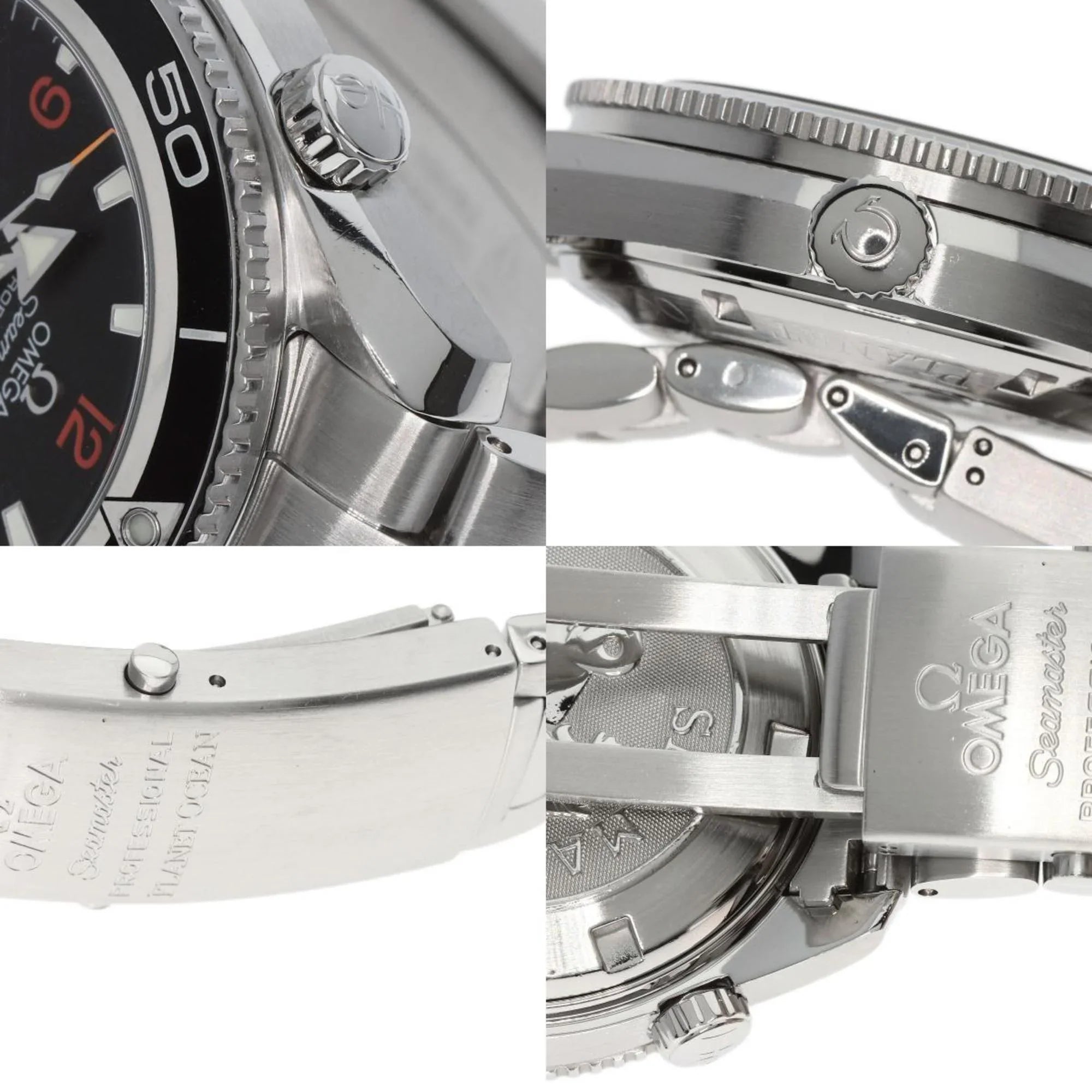 Pre-Owned Omega 2201.51 Seamaster Planet Ocean Co-Axial Watch Stainless Steel/SS Men's OMEGA (Good)