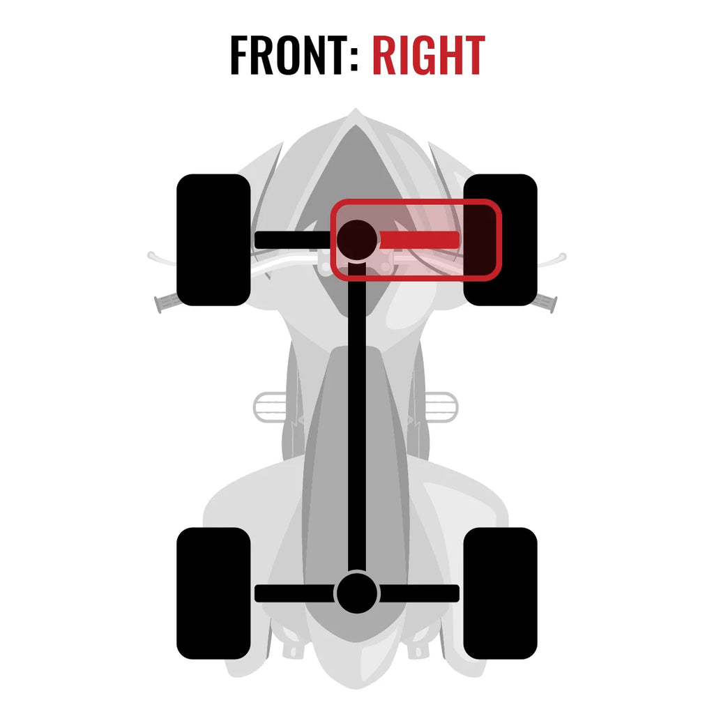 Sixity XT Front Right Axle Suitable with Can-Am Commander 1000 2015 - MAX 1000 DPS XT 4X4