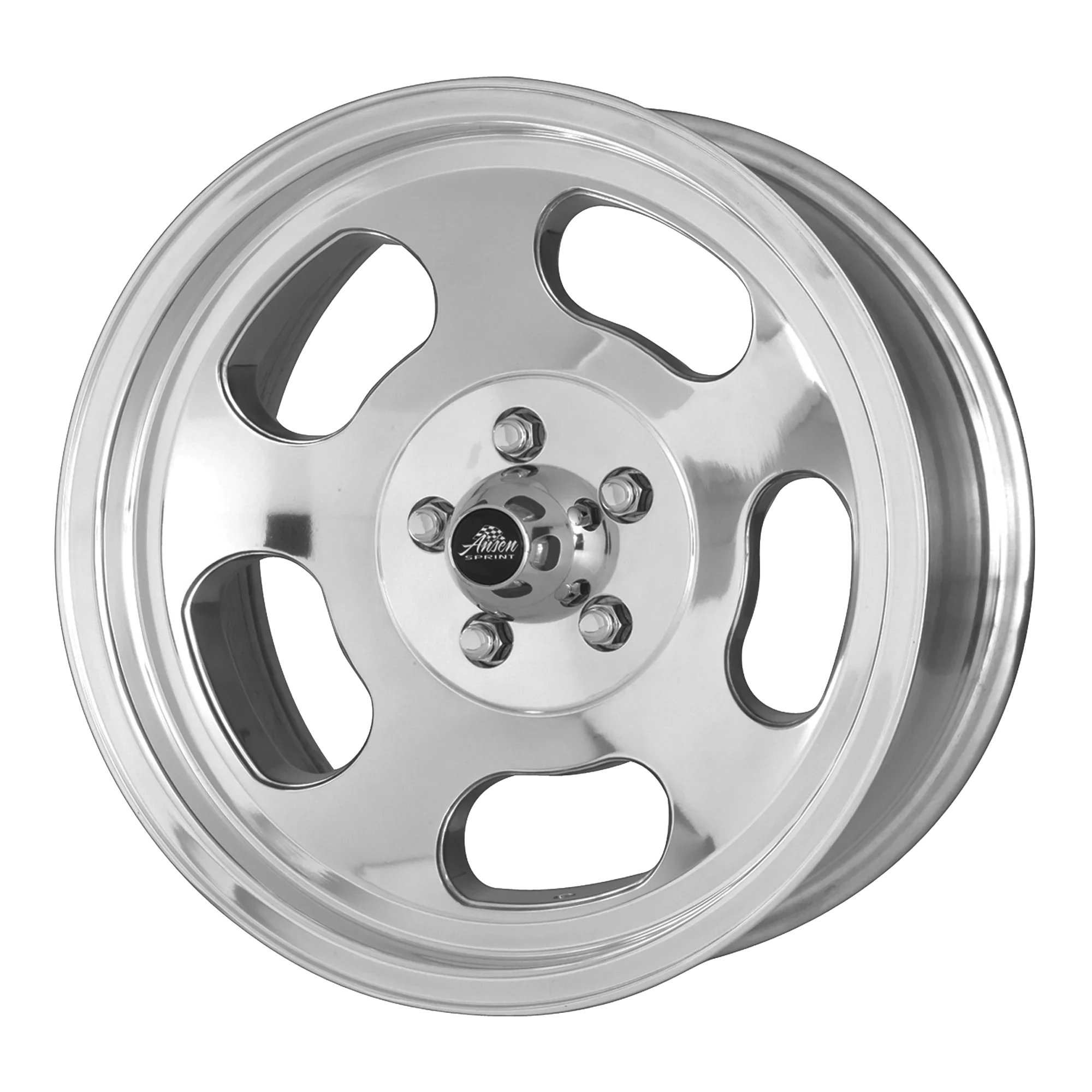 AMERICAN RACING VINTAGE VN69 ANSEN SPRINT 15X7 5X101.6 0ET 83.8CB POLISHED WHEEL