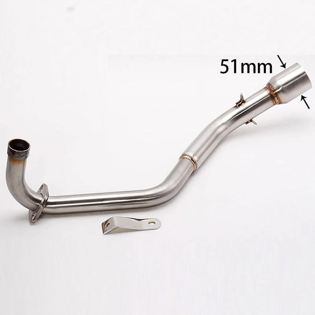 MSX Motorcycle Exhaust Muffler Middle and Front Link Pipe Full System For Honda MSX 125 / Grom 2013 2014 2015 MSX125 Slip-on