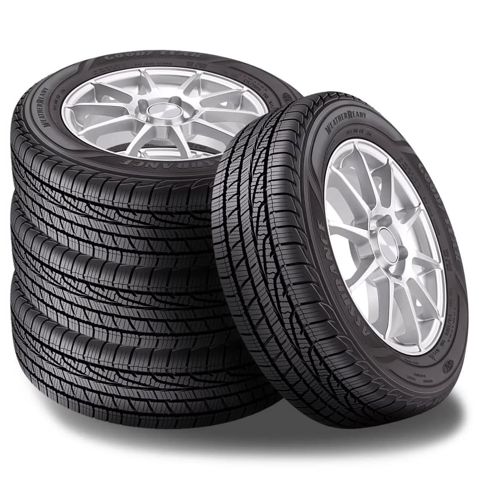 Set of 4 Goodyear Assurance Condition 255/50R19 107H XL All Season Tire 60K Mi 700AA 767905537 / 255/50/19 / 2555019 Fits: 2020-23 Mercedes-Benz GLE350 4Matic, 2010-13 Acura MDX Base