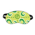 Green Spiral Dart Mexico Totems Ancient Civilization Sleep Eye Shield Soft Night Blindfold Shade Protection