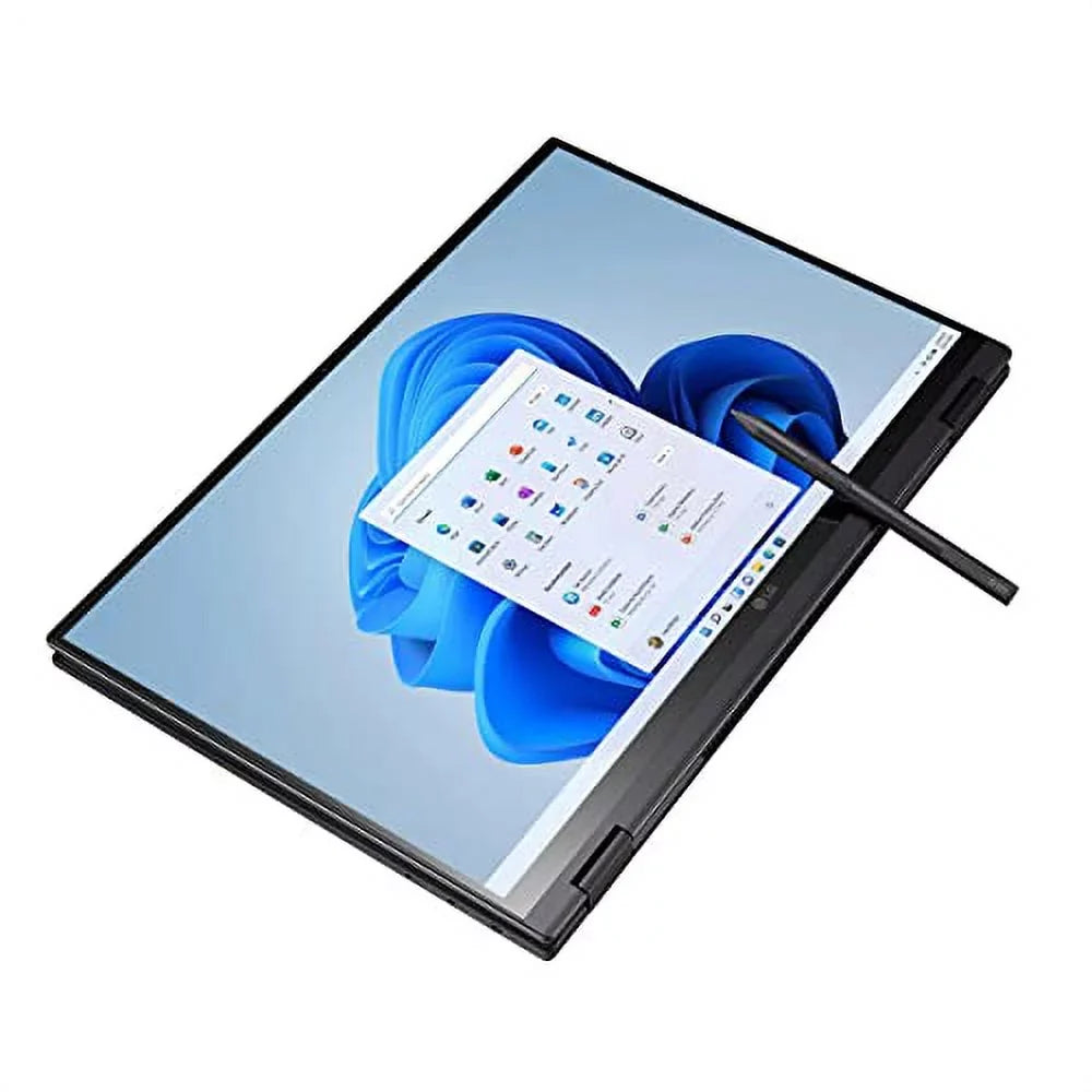 LG 2023 Gram 16" 2-in-1 Ultralight Laptop WQXGA IPS Touch EVO i7-1260P 16GB LPDDR5 512GB+1TB NVMe SSD Iris Xe Graphics WiFi AX Backlit Keyboard Fullday Battery Windows 11 w/Pen and RE USB