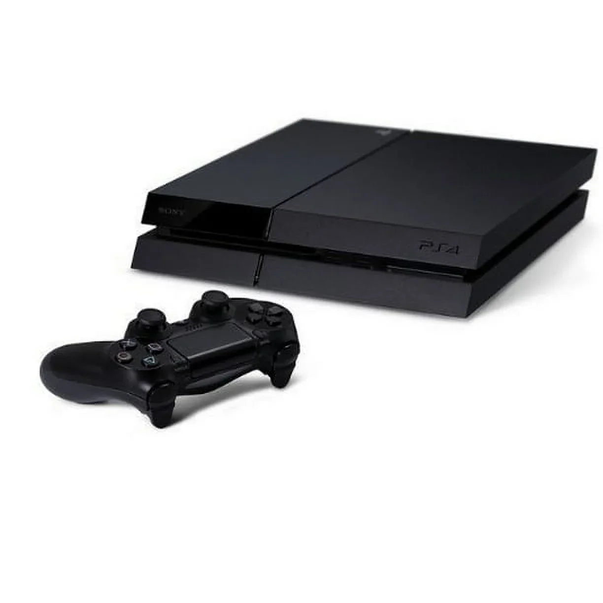 Pre-Owned Sony PlayStation 4 500GB Gaming Console Black HDMI Cable 2 Controller with BOLT AXTION Cleaning Kit Bundle (Refurbished: Like New)