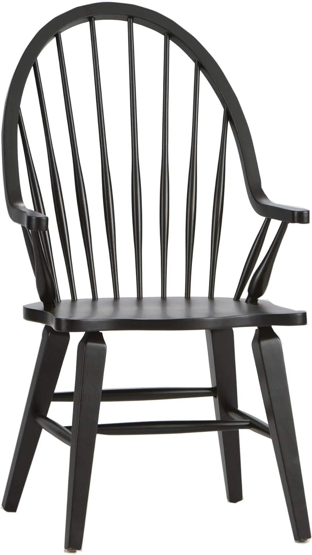 Windsor Back Arm Chair, W25 X D25 X H41, Black