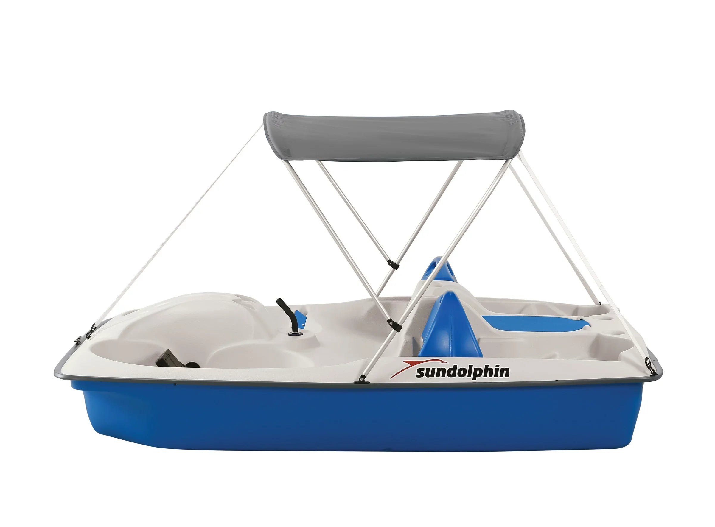 Sun Dolphin 5 Seat Sun Slider Pedal Vessel with Canopy, Blue