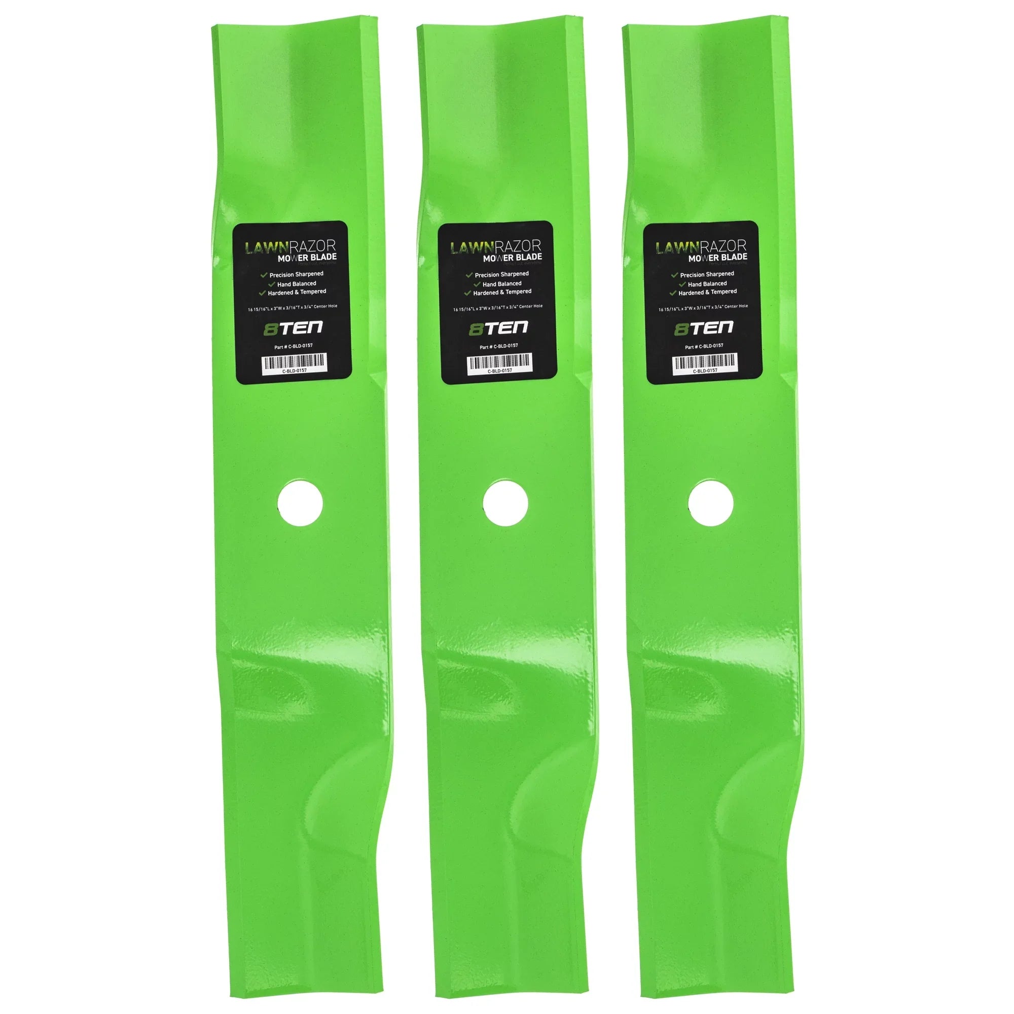 LawnRAZOR High Lift Blade for MTD Cub Cadet 942-04417 3 Pack 810-CBL2379D