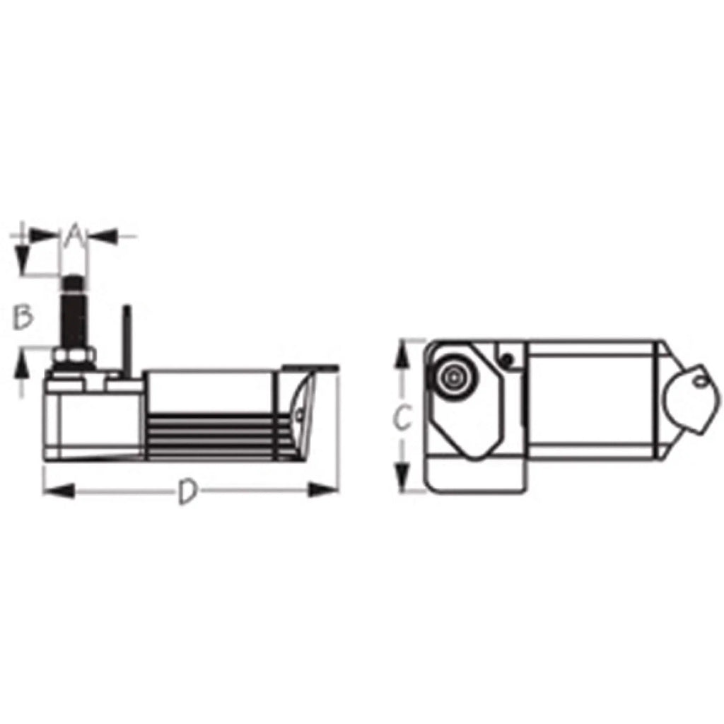 Sea Dog 412238W3; Wiper Motor-3.5 80D Sweep