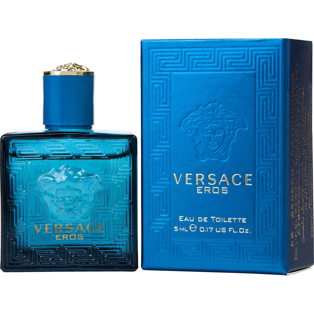 Versace Eros Men EDT, Eros Women EDP, Dylan Turquoise Femme - 5ml 3PK Kit