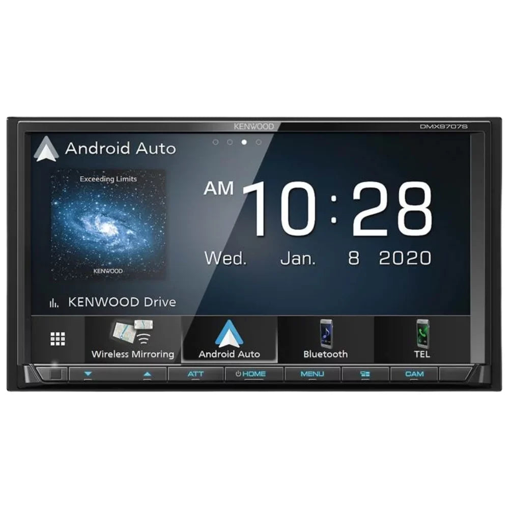 New Kenwood DMX9707S 6.95" Multimedia Receiver and CMOS-230 Universal Backup Camera