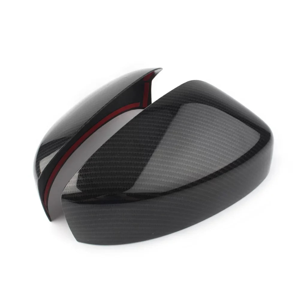ZS Car Rearview Rear View Mirror Protection Trim For 2017 2018 2019 Mazda CX-5 ABS 2Pcs Carbon Fiber Styling