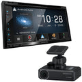 Kenwood DNX697S Navigation Receiver Matching With Apple CarPlay & Android Auto with a Kenwood DRV-N520 Drive Recorder