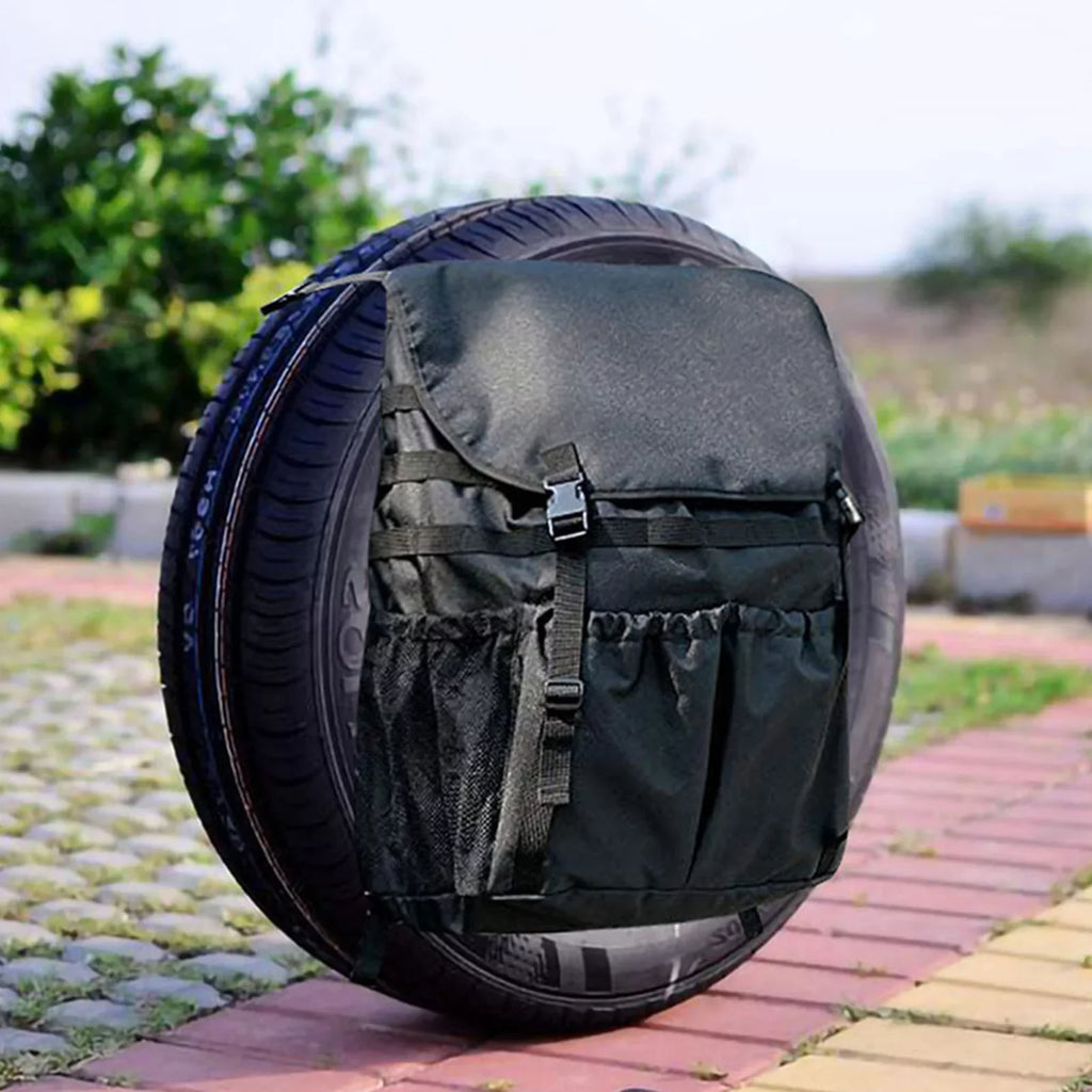 Lixada Cargo Storage Bag Spare Tire Backpack Multi-Pockets Tool Gear Organizer for Car Camping Off-Road Travel