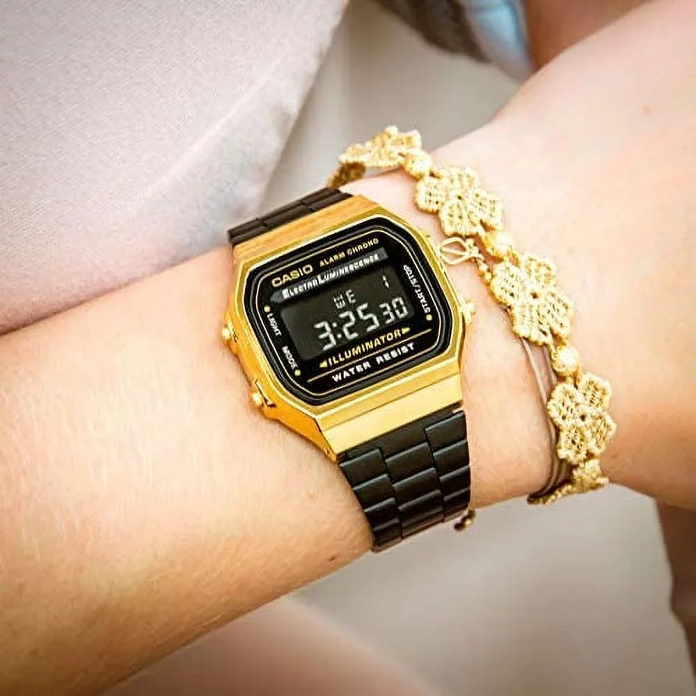 A168WEM-7VT Vintage Silver Digital Watch