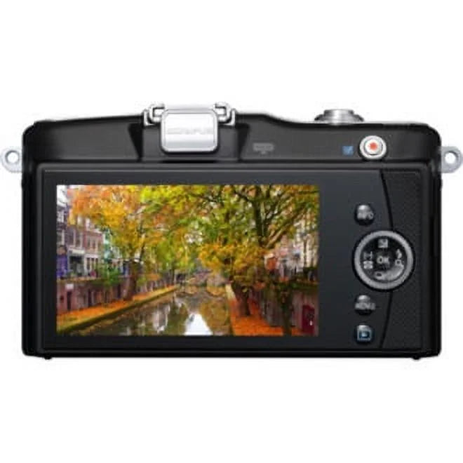 Olympus PEN E-PM1 12.3 Megapixel Mirrorless Camera with Lens, 0.55", 1.65", Silver