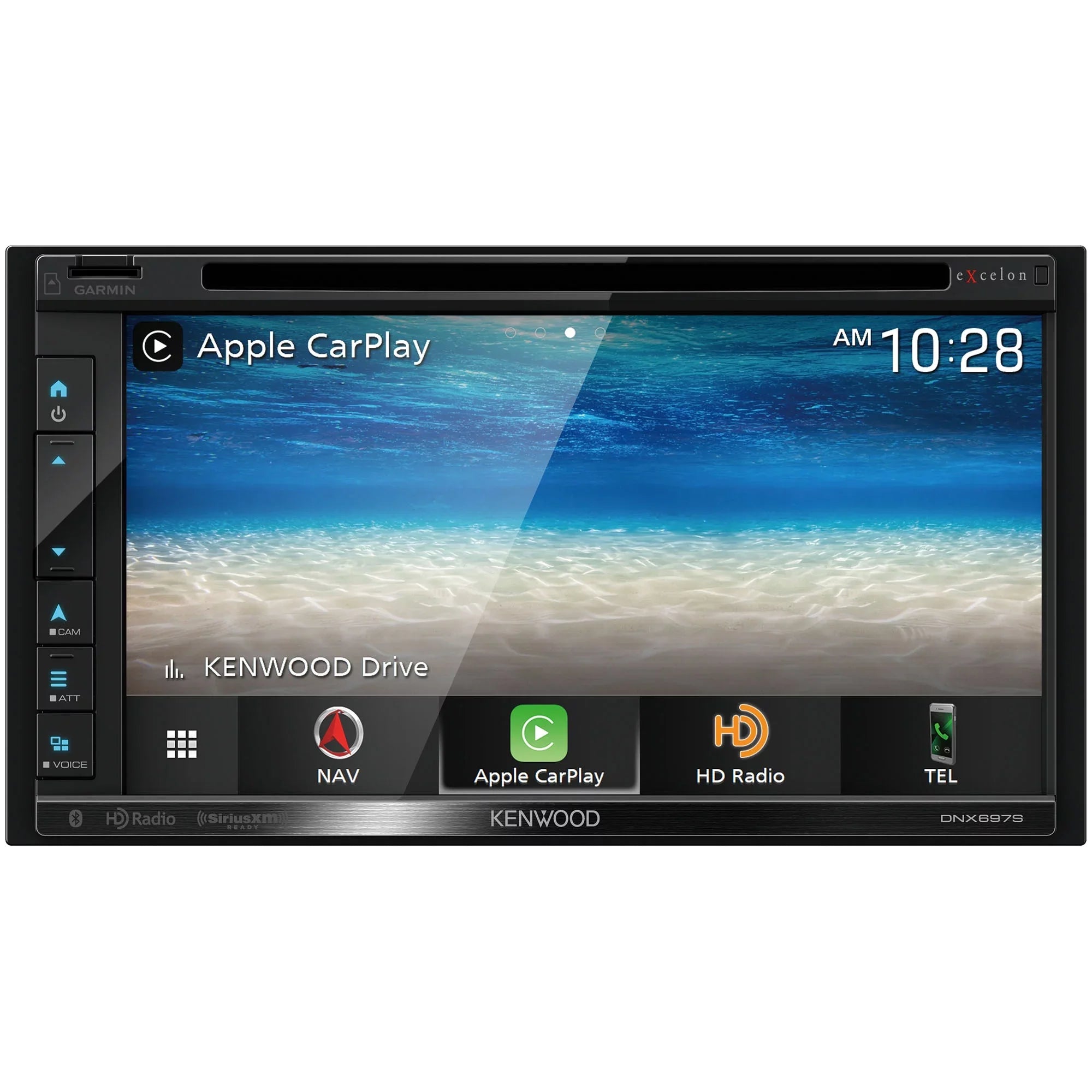 Kenwood DNX697S Navigation Receiver Matching With Apple CarPlay & Android Auto with a Kenwood DRV-N520 Drive Recorder