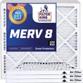 Filter King 26x49x1a Air Filter | 4-PACK | MERV 8 HVAC Pleated A/C Furnace Filters | MADE IN USA | Actual Size: 26 x 49 x .75"