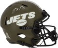 Aaron Rodgers New York Jets Autographed Riddell 2022 Salute to Service Speed Replica Helmet - Fanatics Authentic Certified