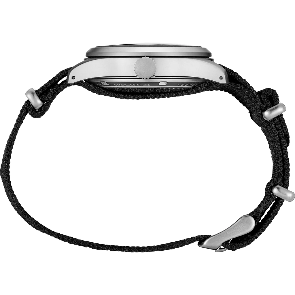 Designice Seiko 5 Sports Men's Watch Black 39.4mm Stainless Steel SRPG37