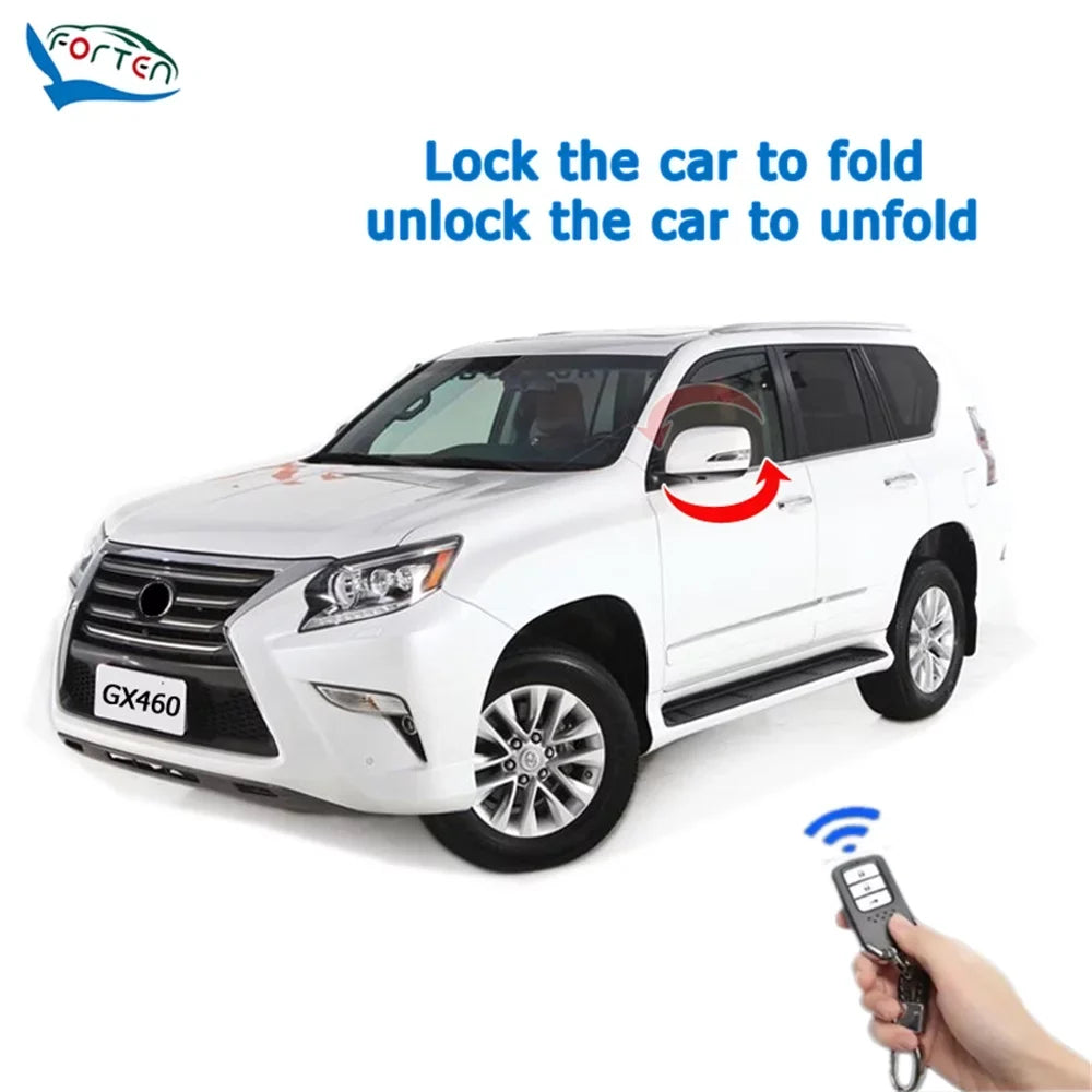OBD Car Auto Window Closer Open Side Mirror Folder Unfold and Speed Lock Kit Device for Lexus GX460 2020 2021 2022