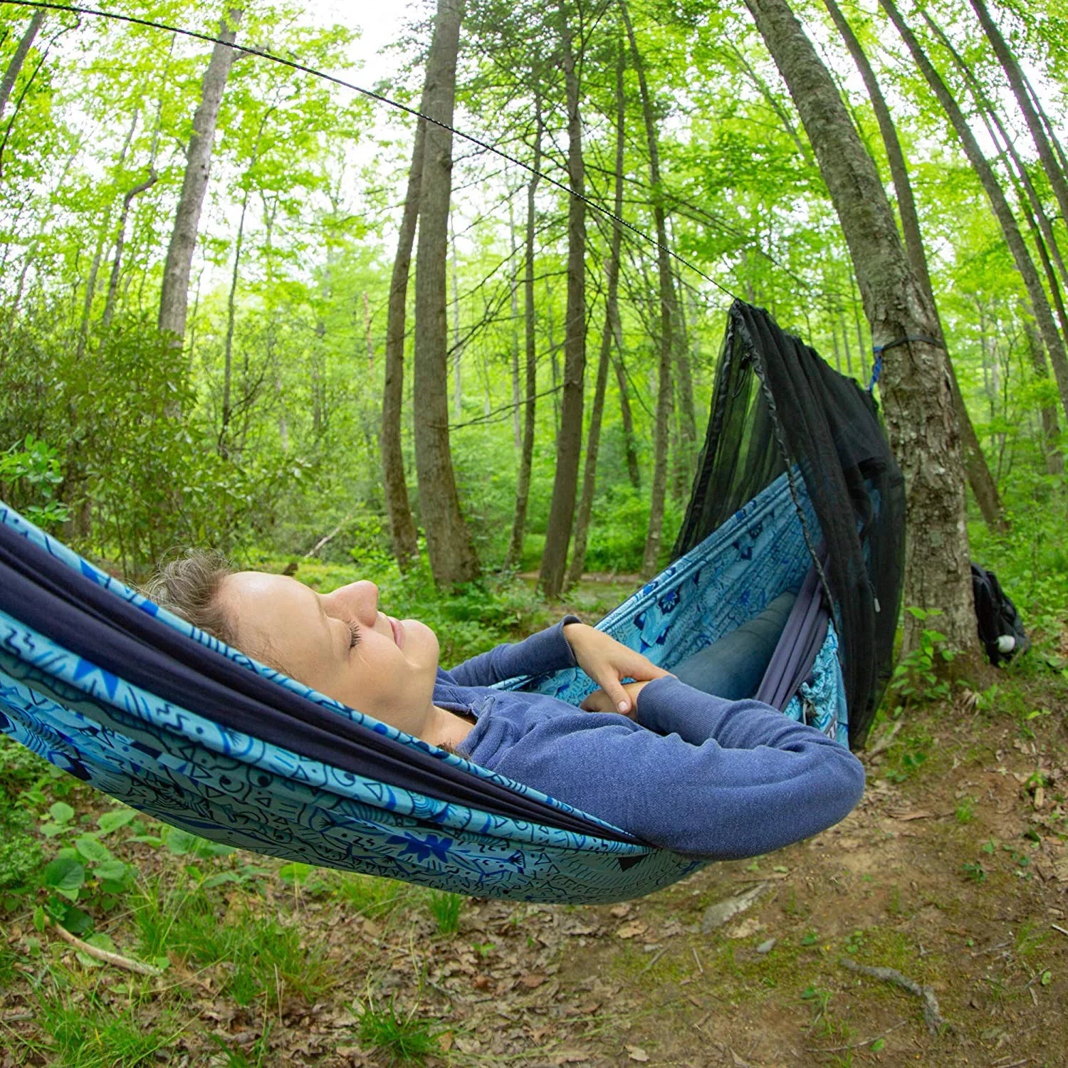ENO, Eagles Nest Outfitters Guardian SL Bug Net, Hammock Bug Netting, Charcoal