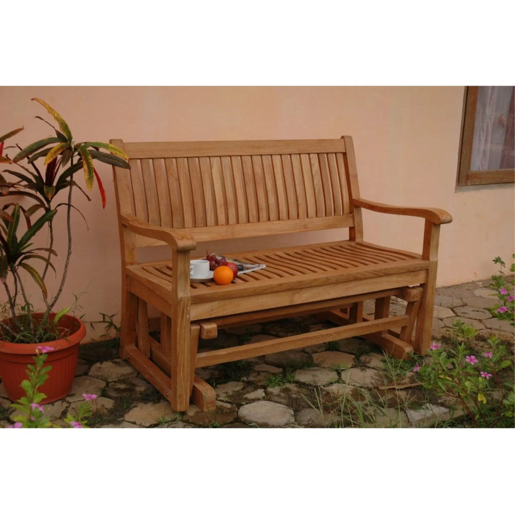 Anderson Teak 4 ft. Del-Amo Glider