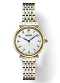 Seiko SFQ800 Essential Two Tone Stainless Steel Arabic Dial Quartz Women's Watch
