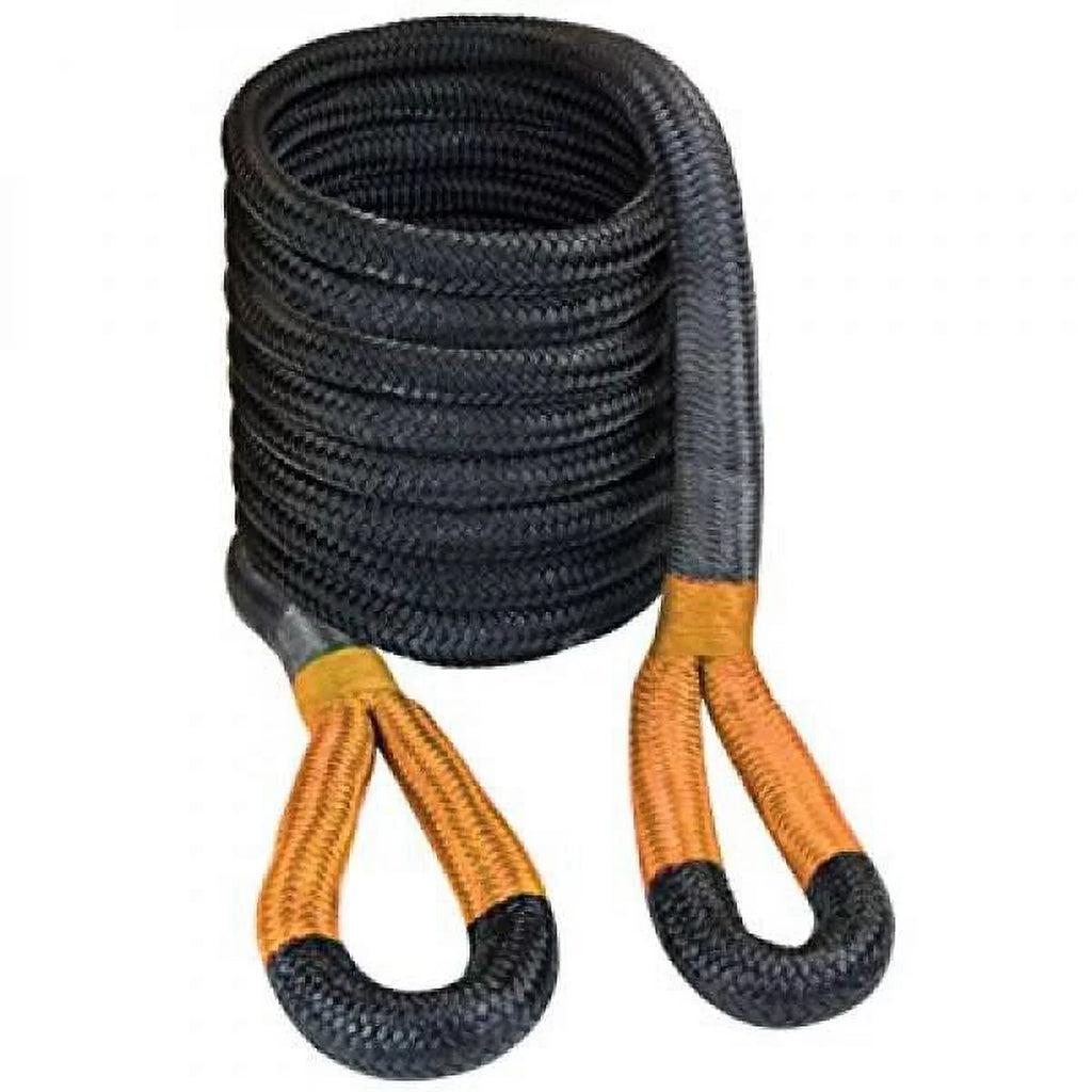 VULCAN Off-Road Wrap Rope, 1-1/4 inch x 30 foot, Orange Eyes, 52300 Lbs Breaking Strength, Bag