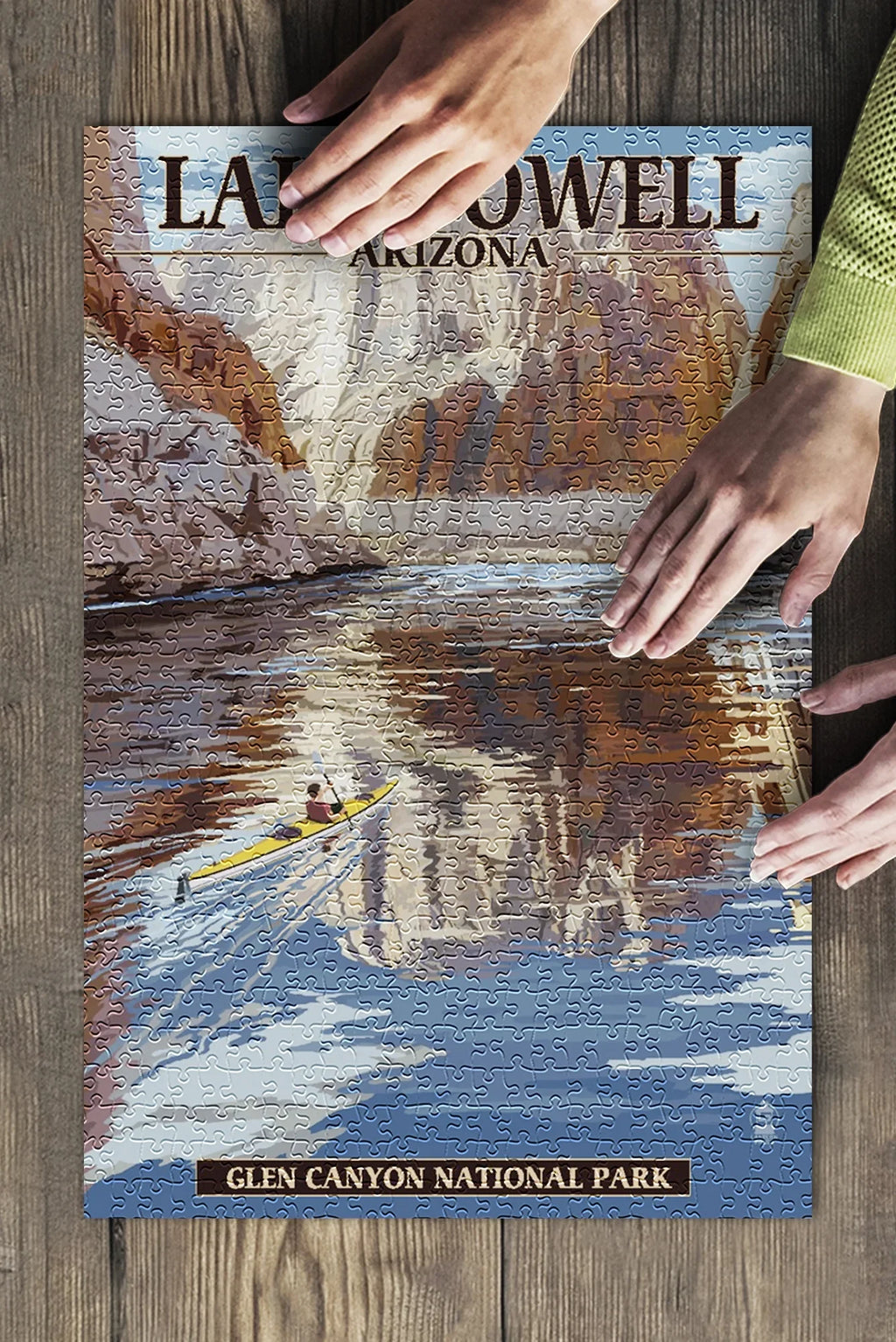 Lake Powell, Arizona, Glen Canyon National Park (19x27 inches, Premium 500 Piece Jigsaw Puzzle for Adults and Family, Made in USA)