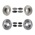 Transit Auto - Front Rear Disc Brake Rotors And Semi-Metallic Pads Kit For 2019-2021 Mazda CX-3 AWD K8F-102584