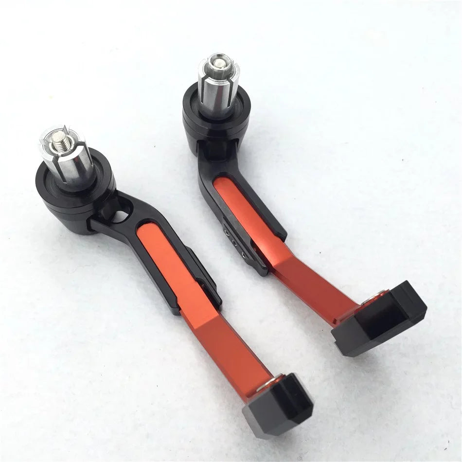 HTT-MOTOR Motorcycle Adjustable Angel Length Golden Red Black Total CNC 22mm Protector Proguard Pro Brake Clutch Lever Protect Guard For Suzuki GSX GSXR Hayabusa Kawasaki Ninja Aprilia Climber