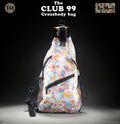 Crossbody Bag - Club 99 - (Turquoise/Orange/Cream) - Unisex - All Ages - The Merch by SIMA Visual Arts