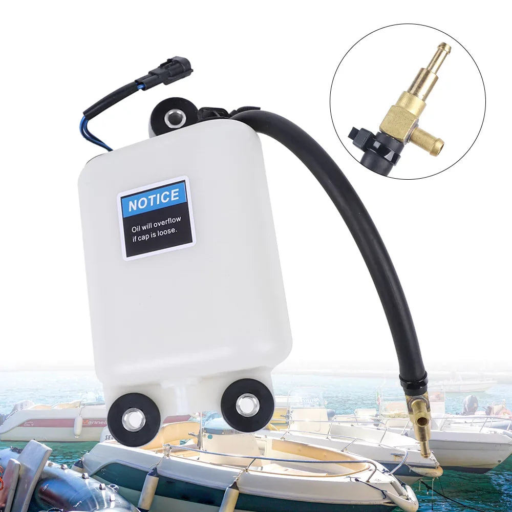 Miumaeov Outboard Oil Tank Assembly Oil Tank Assy for Mercury 1200-8M0064075 Fits Mercury Optimax 3.0L 200HP 225HP 250HP