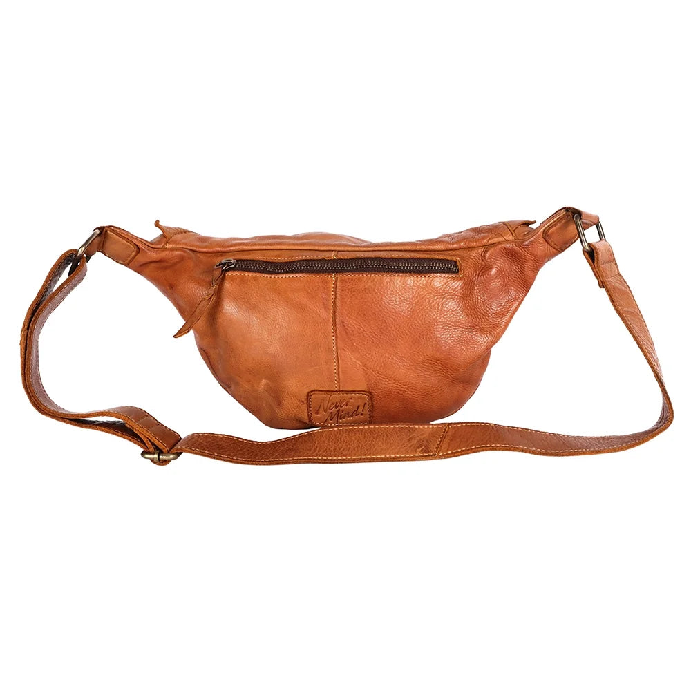 NM Never Mind Nmbgm149B Fanny Pack Vintage Handmade Genuine Cowhide Leather Women Bag Western Handbag Purse