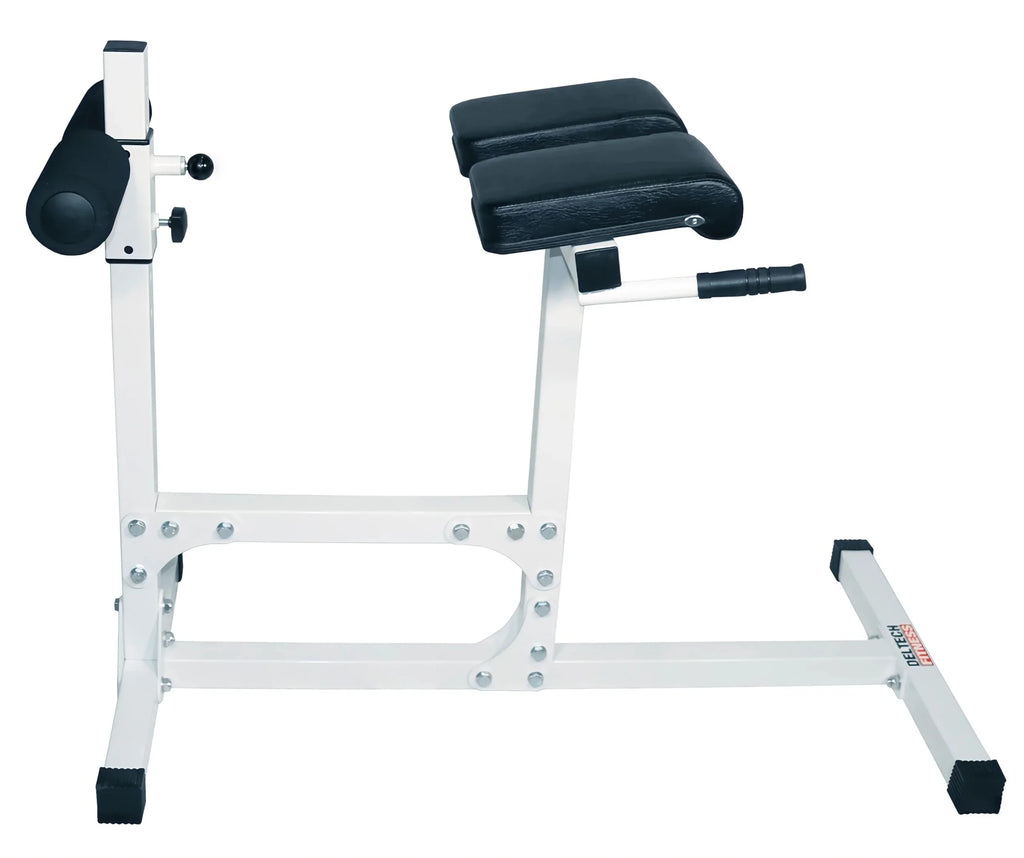 Adjustable Hyper Extension Bench with Maximum Weight of 400 lbs (DF404) by Deltech Fitness